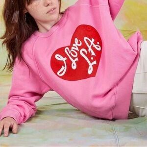 Big Bud Press I Love LA Sweatshirt - Heavyweight Crew - Medium